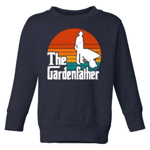 The Gardenfather Gardening Dad Gift Retro Toddler Sweatshirt