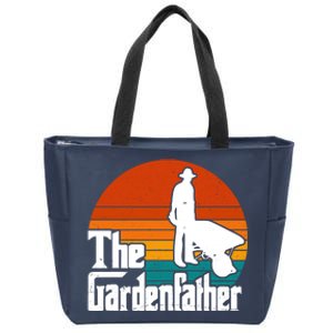 The Gardenfather Gardening Dad Gift Retro Zip Tote Bag