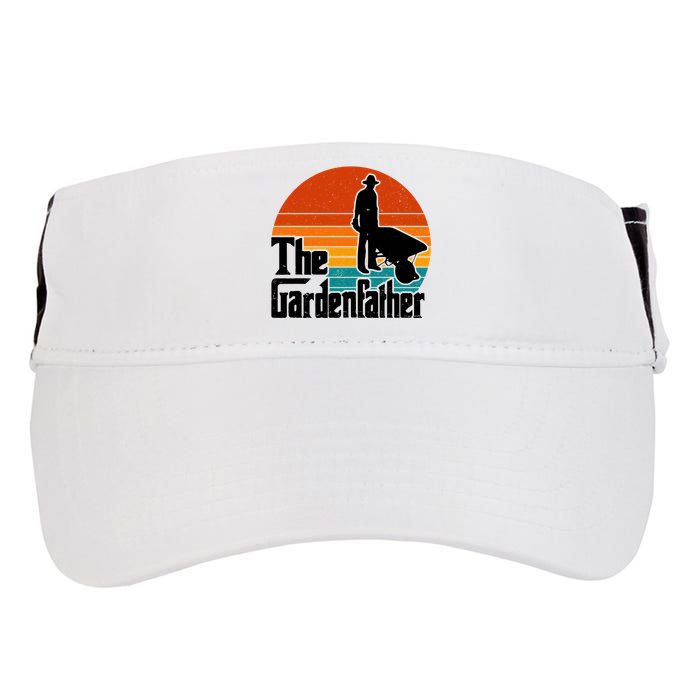 The Gardenfather Gardening Dad Gift Retro Adult Drive Performance Visor