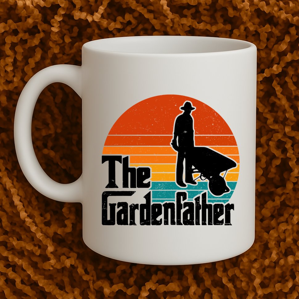 The Gardenfather Gardening Dad Gift Retro Mug