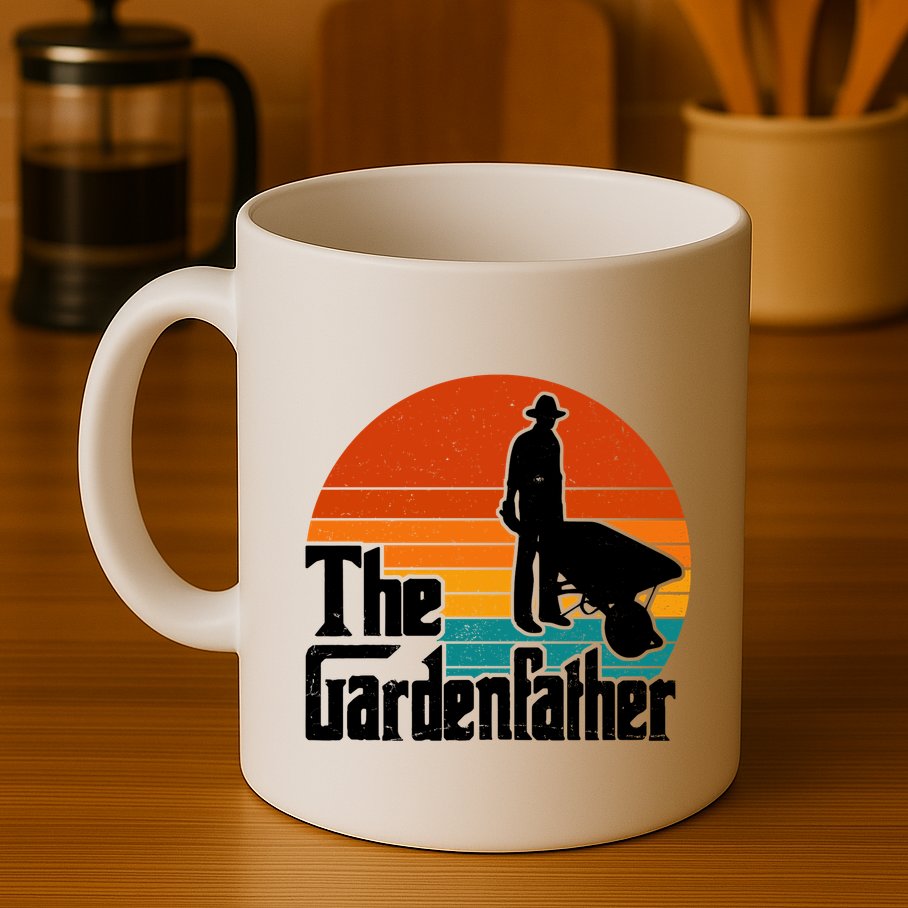 The Gardenfather Gardening Dad Gift Retro Mug