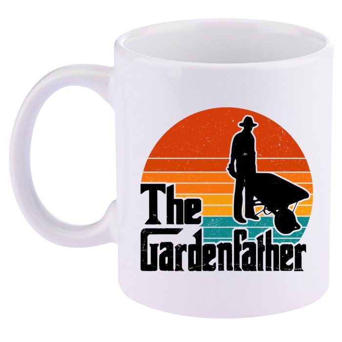 The Gardenfather Gardening Dad Gift Retro 11oz C Handle Ceramic Mug
