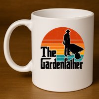 The Gardenfather Gardening Dad Gift Retro 11oz C Handle Ceramic Mug