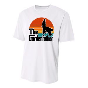 The Gardenfather Gardening Dad Gift Retro Youth Performance Sprint T-Shirt