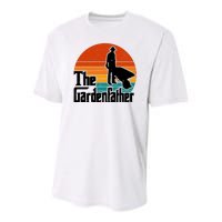 The Gardenfather Gardening Dad Gift Retro Youth Performance Sprint T-Shirt