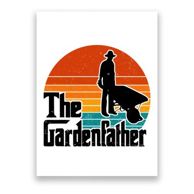 The Gardenfather Gardening Dad Gift Retro Poster