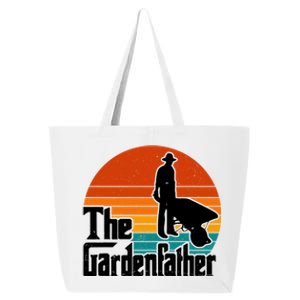 The Gardenfather Gardening Dad Gift Retro 25L Jumbo Tote