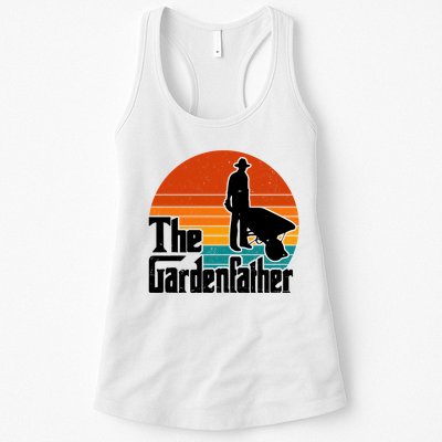 The Gardenfather Gardening Dad Gift Retro Womens Tank Top