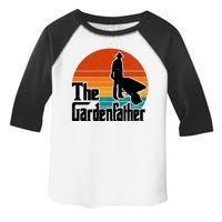 The Gardenfather Gardening Dad Gift Retro Toddler Fine Jersey T-Shirt