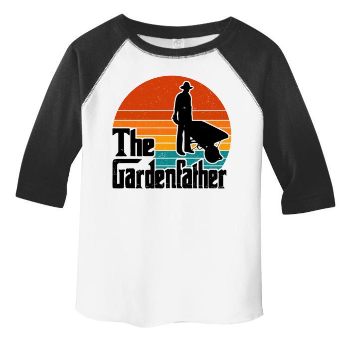 The Gardenfather Gardening Dad Gift Retro Toddler Fine Jersey T-Shirt