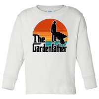 The Gardenfather Gardening Dad Gift Retro Toddler Long Sleeve Shirt