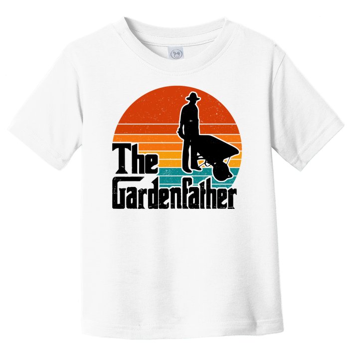 The Gardenfather Gardening Dad Gift Retro Toddler T-Shirt