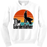 The Gardenfather Gardening Dad Gift Retro Kids Sweatshirt