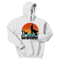 The Gardenfather Gardening Dad Gift Retro Kids Hoodie