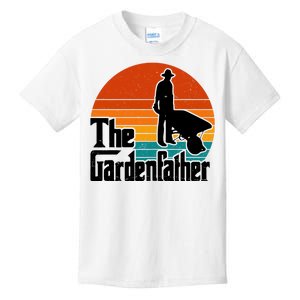 The Gardenfather Gardening Dad Gift Retro Kids T-Shirt