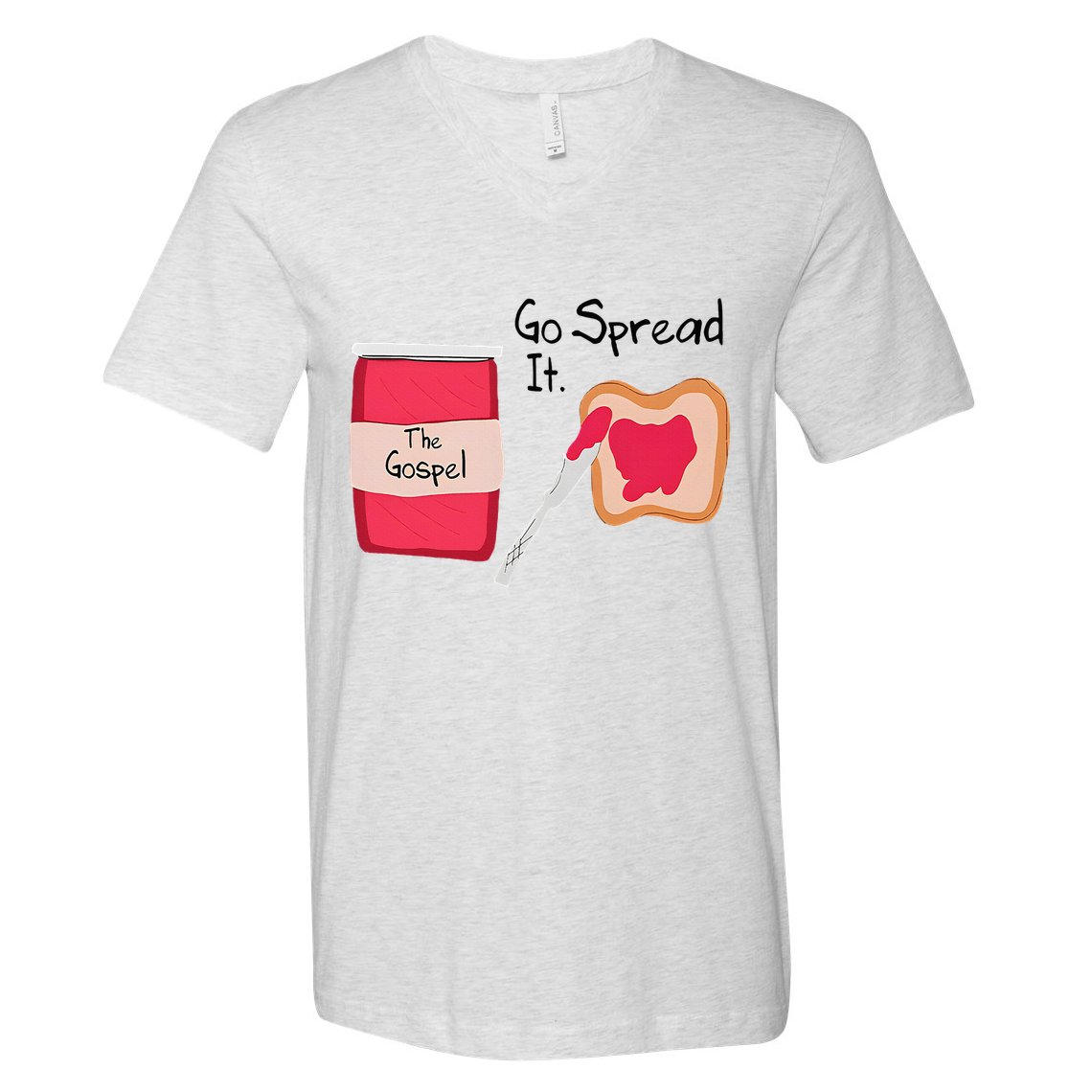 The Gospel Go Spread It V-Neck T-Shirt