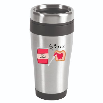 The Gospel Go Spread It 16oz Travel Tumbler