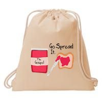 The Gospel Go Spread It Drawstring Bag