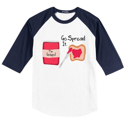 The Gospel Go Spread It Baseball Sleeve Shirt