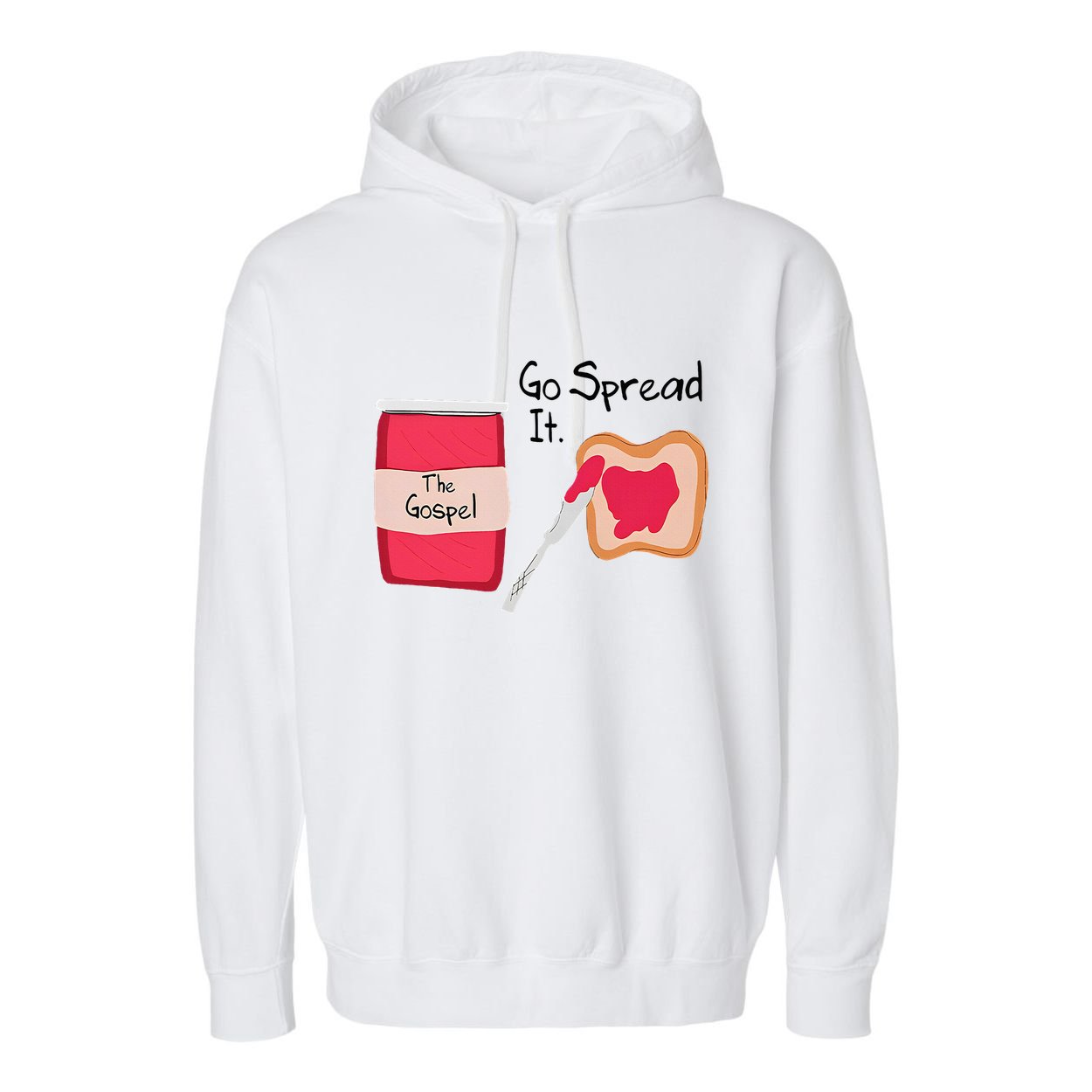 The Gospel Go Spread It Garment-Dyed Fleece Hoodie