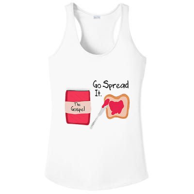 The Gospel Go Spread It Ladies PosiCharge Competitor Racerback Tank