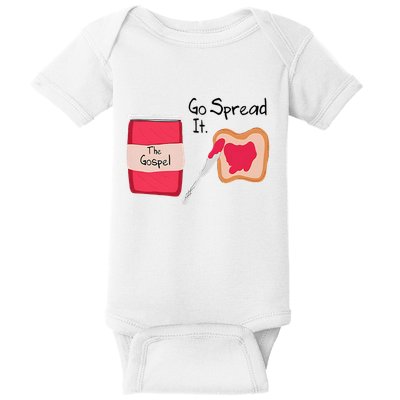 The Gospel Go Spread It Baby Bodysuit