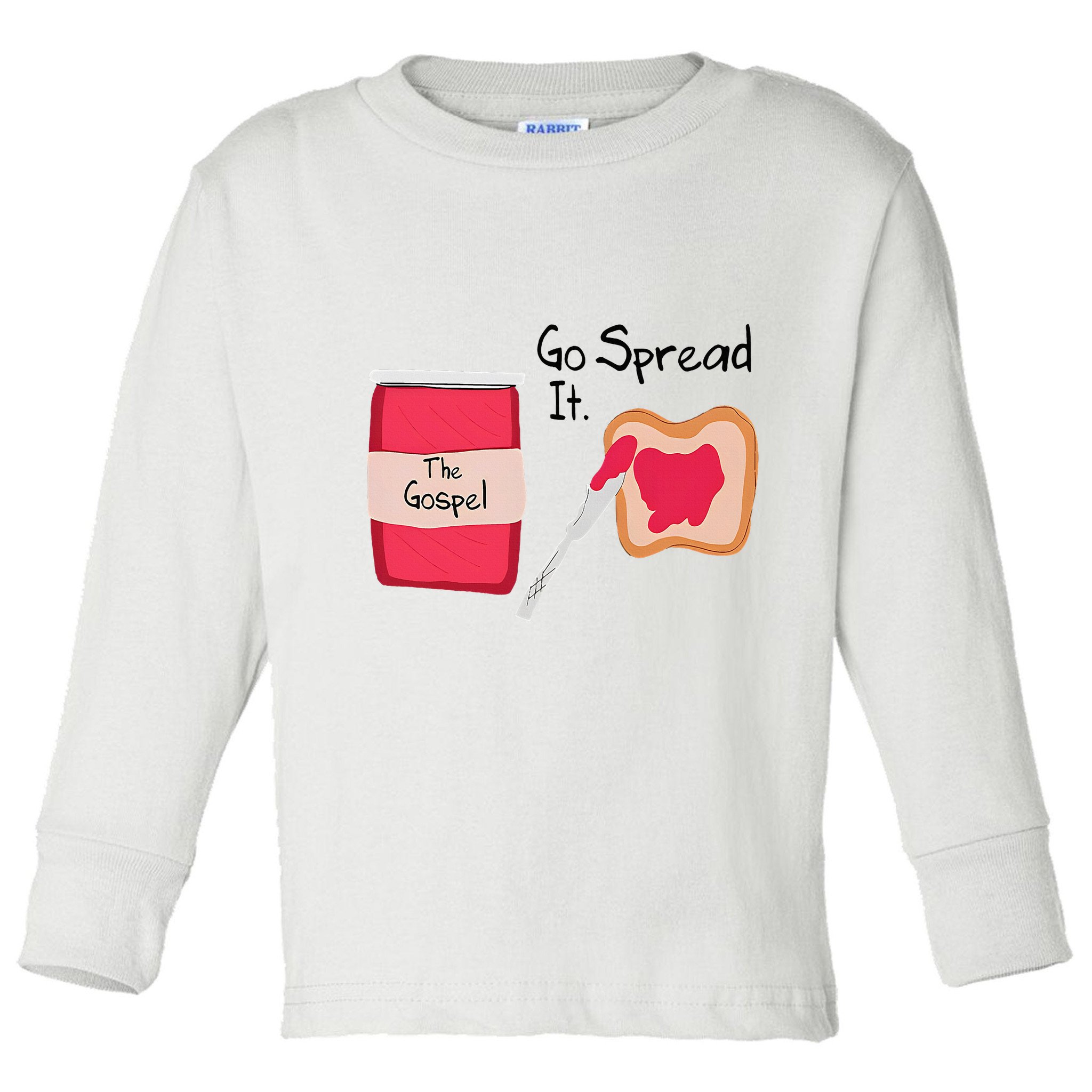 The Gospel Go Spread It Toddler Long Sleeve Shirt