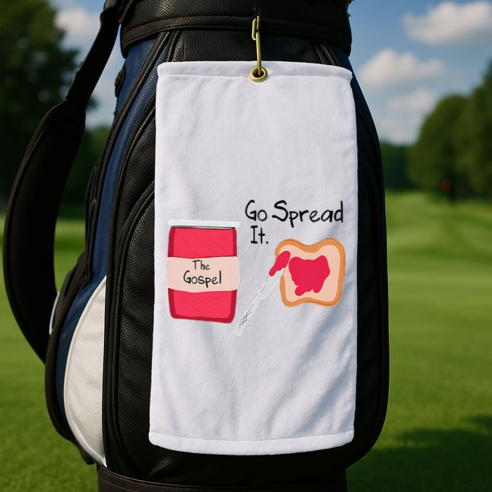 The Gospel Go Spread It Golf Towel