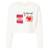 The Gospel Go Spread It Cropped Pullover Crew