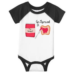 The Gospel Go Spread It Infant Baby Jersey Bodysuit