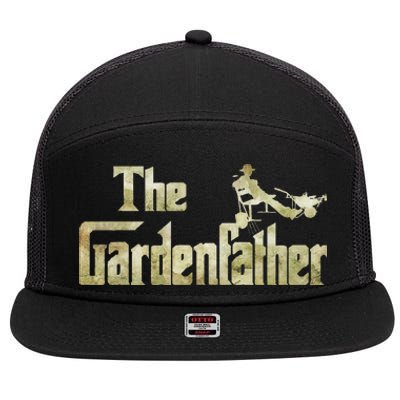 The Gardenfather Gardening Father 7 Panel Mesh Trucker Snapback Hat