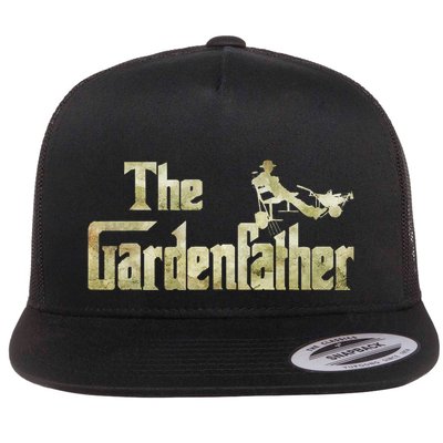 The Gardenfather Gardening Father Flat Bill Trucker Hat