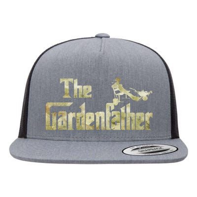 The Gardenfather Gardening Father Flat Bill Trucker Hat