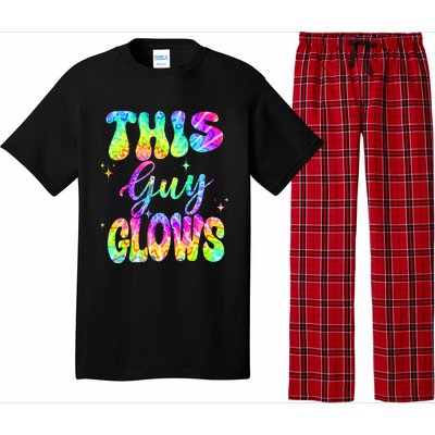 This Guy Glows Boy Birthday Party 80s Disco Theme Pajama Set