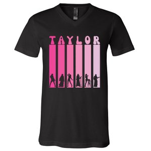 Taylor Girl Groovy V-Neck T-Shirt