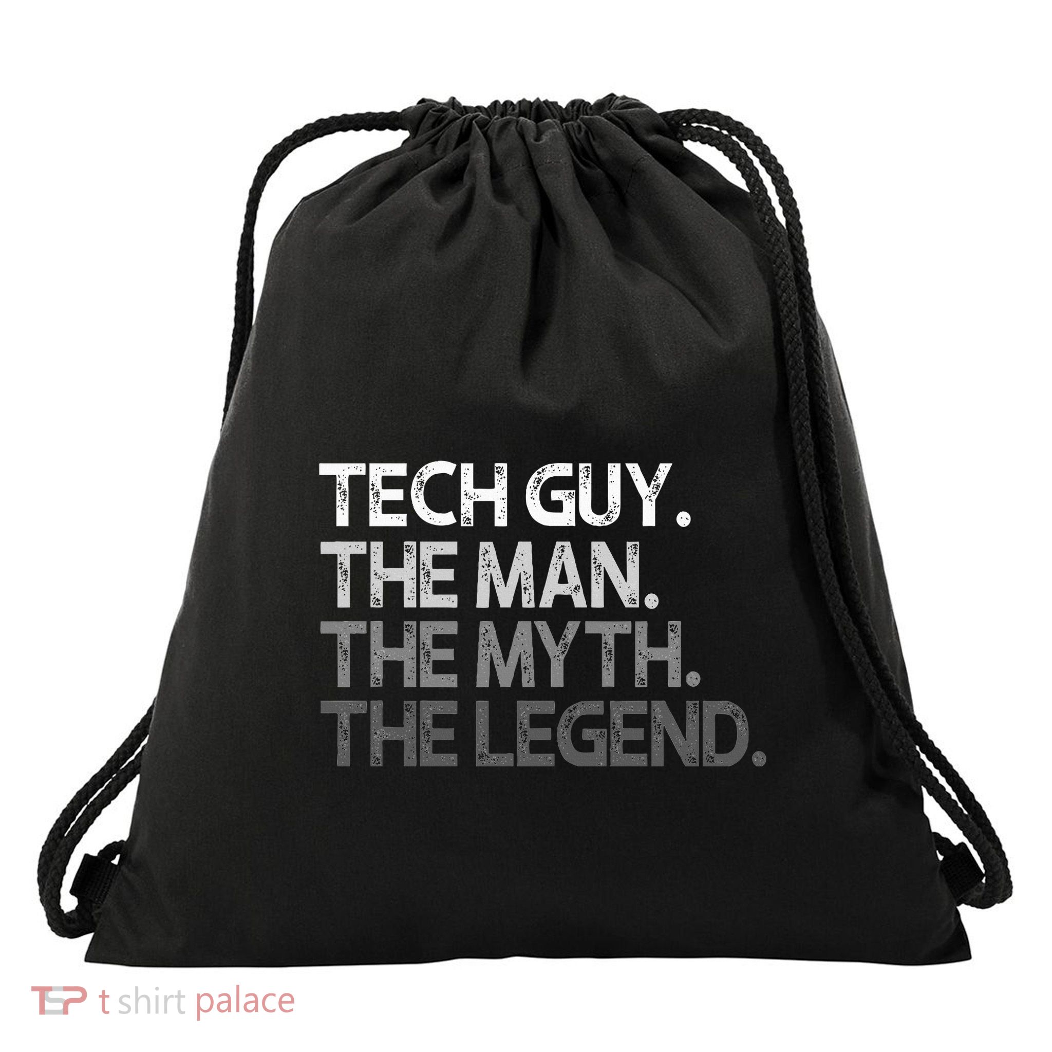 Tech Guy Gift The Man Myth Legend Drawstring Bag