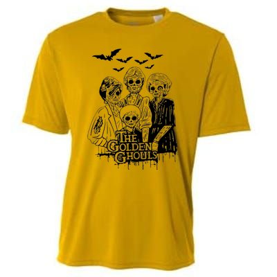 The Golden Ghouls Skeleton Bat Halloween Costumes Cooling Performance Crew T-Shirt