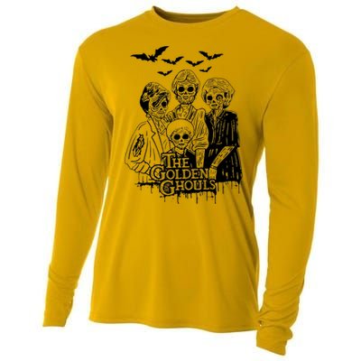 The Golden Ghouls Skeleton Bat Halloween Costumes Cooling Performance Long Sleeve Crew