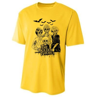 The Golden Ghouls Skeleton Bat Halloween Costumes Performance Sprint T-Shirt