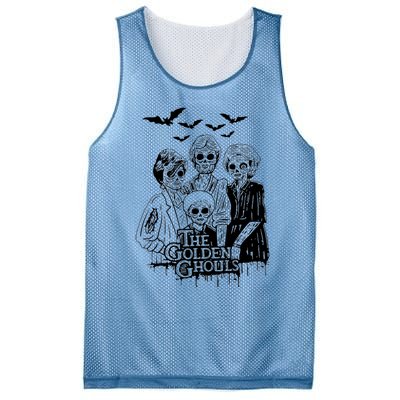 The Golden Ghouls Skeleton Bat Halloween Costumes Mesh Reversible Basketball Jersey Tank