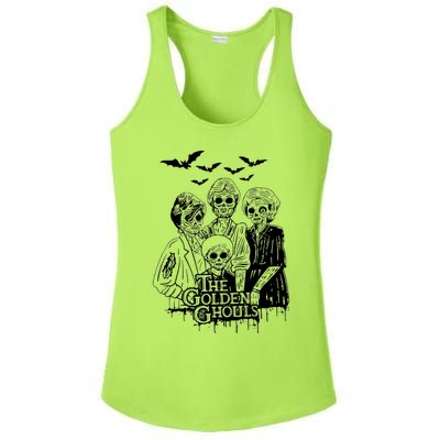 The Golden Ghouls Skeleton Bat Halloween Costumes Ladies PosiCharge Competitor Racerback Tank