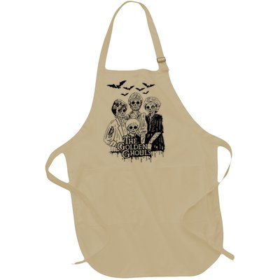 The Golden Ghouls Skeleton Bat Halloween Costumes Full-Length Apron With Pockets