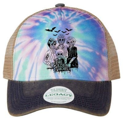 The Golden Ghouls Skeleton Bat Halloween Costumes Legacy Tie Dye Trucker Hat