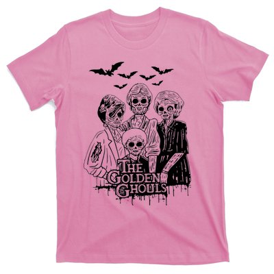 The Golden Ghouls Skeleton Bat Halloween Costumes T-Shirt