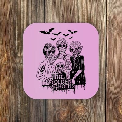 The Golden Ghouls Skeleton Bat Halloween Costumes Coaster