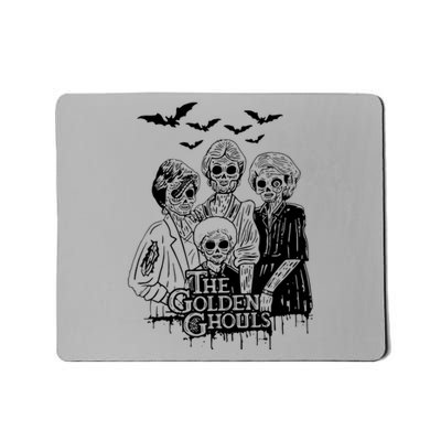 The Golden Ghouls Skeleton Bat Halloween Costumes Mousepad