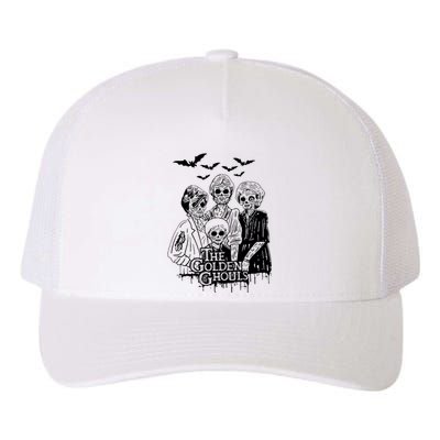 The Golden Ghouls Skeleton Bat Halloween Costumes Yupoong Adult 5-Panel Trucker Hat