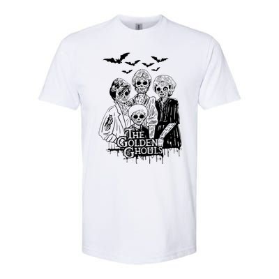 The Golden Ghouls Skeleton Bat Halloween Costumes Softstyle CVC T-Shirt