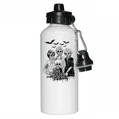 The Golden Ghouls Skeleton Bat Halloween Costumes Aluminum Water Bottle