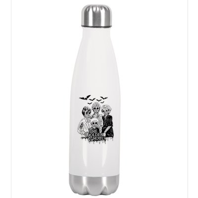 The Golden Ghouls Skeleton Bat Halloween Costumes Stainless Steel Insulated Water Bottle